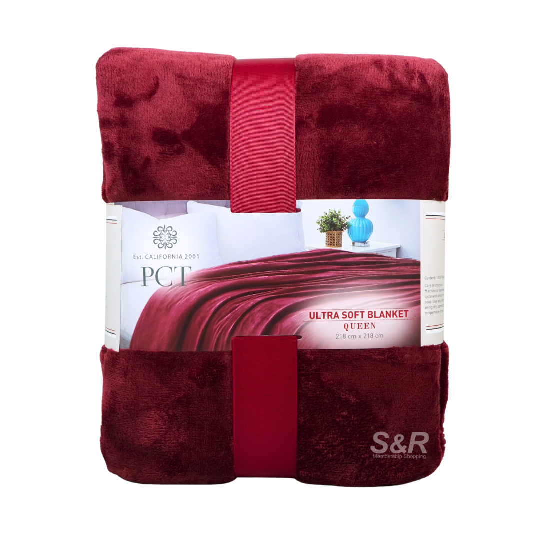 PCT Ultra Soft Blanket Queen Wine